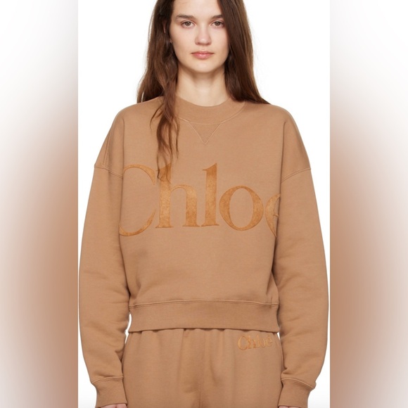 ✨ NEW CHLOE velvet logo sweatshirt - Picture 2 of 6